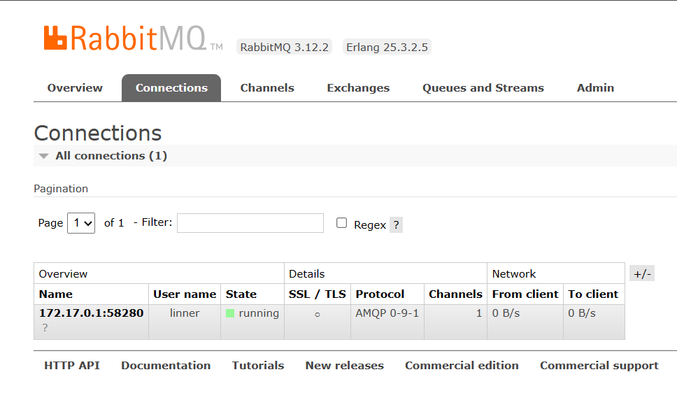 RabbitMQ 连接